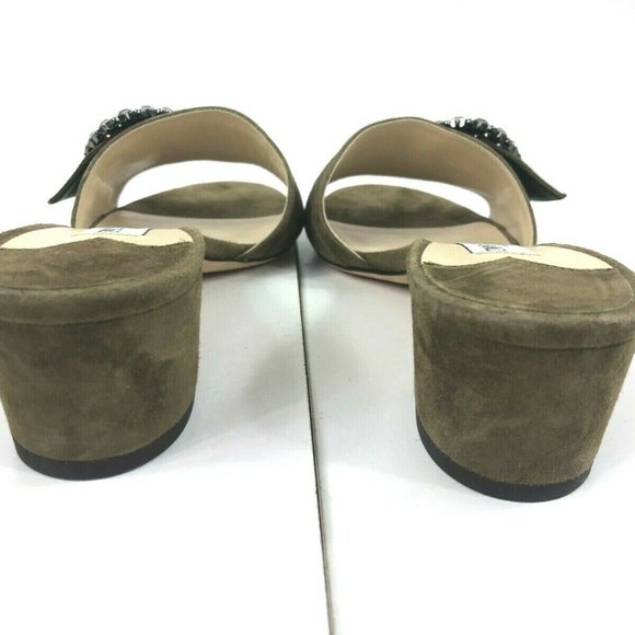 Jimmy Choo Granger 35 Embellished Suede Sandals 40 - Picture 14 of 16